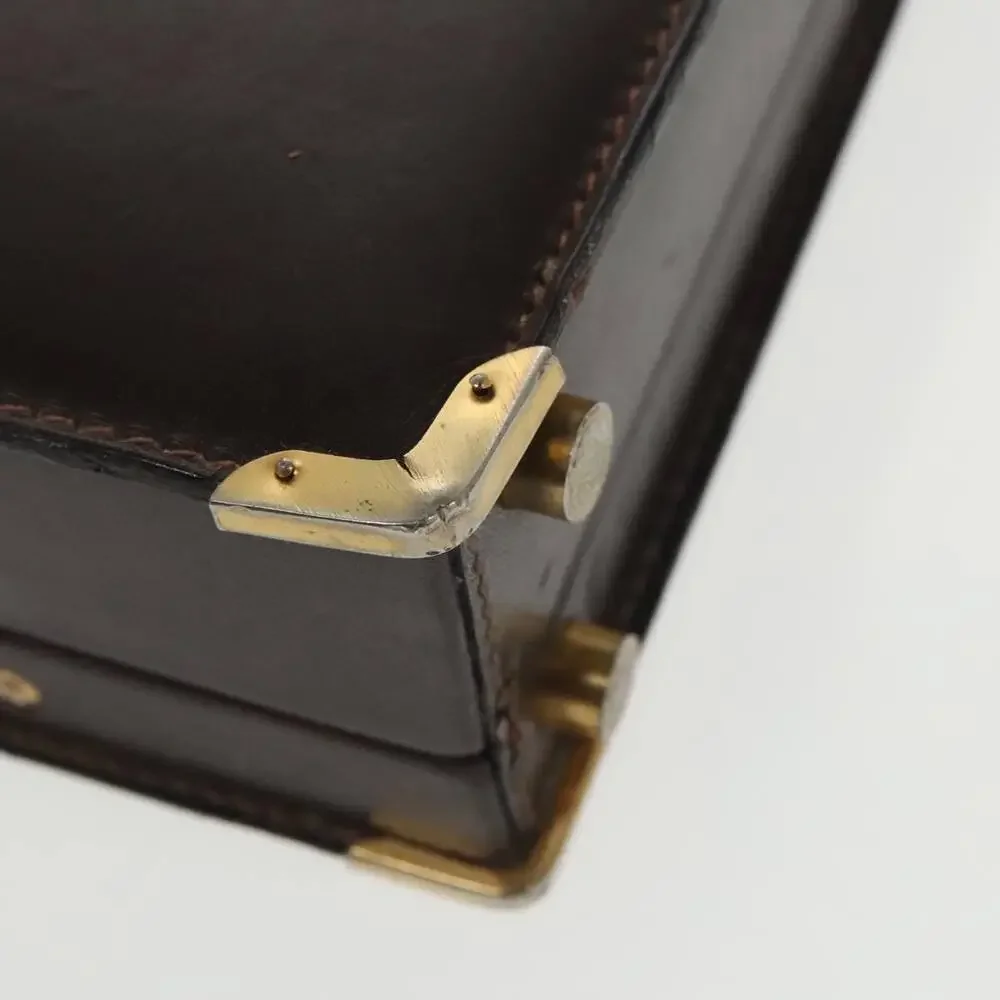 LOEWE Anagram Trunk Leather Brown